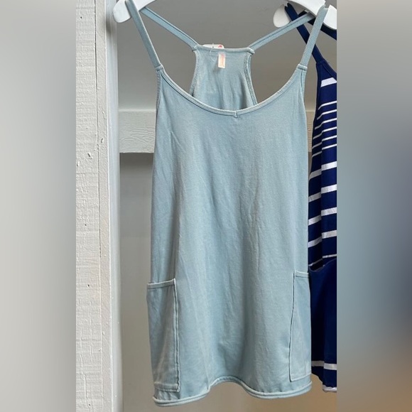 Free People Pants - NWT Hot shot mini romper in eucalyptus